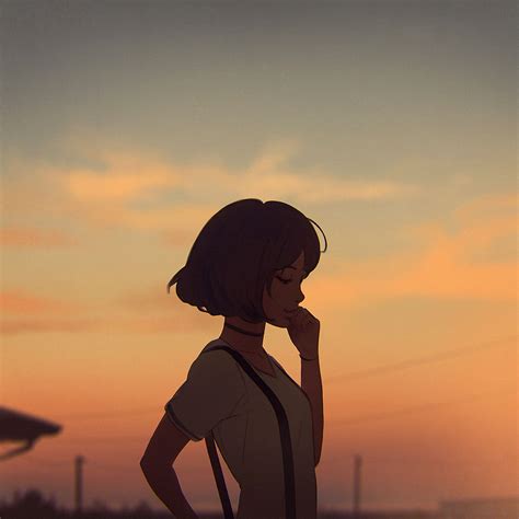 Anime Girl Silhouette Wallpapers - Wallpaper Cave