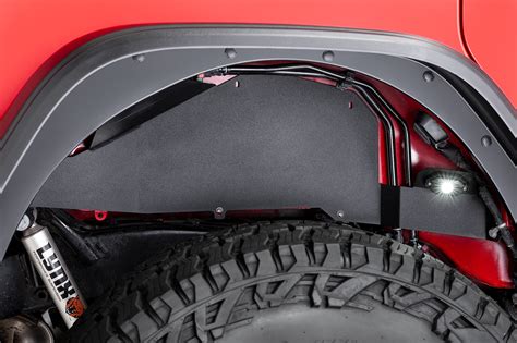 TACTIK Aluminum Inner Fender Liners for 18-23 Jeep Wrangler JL | Quadratec