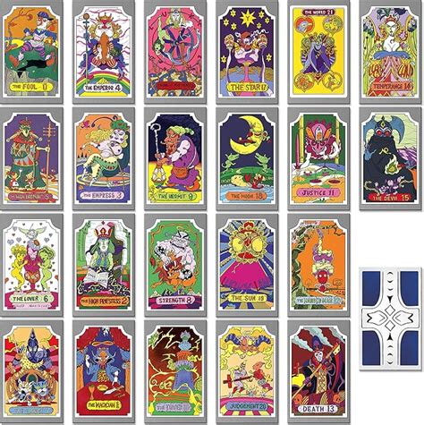 Instabuy JoJo Tarot Deck (22 Cards): Amazon.co.uk: Toys & Games