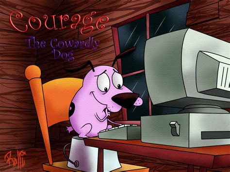 Courage The Cowardly Dog Fanart 4 | Courage the Cowardly Dog | Know Your Meme