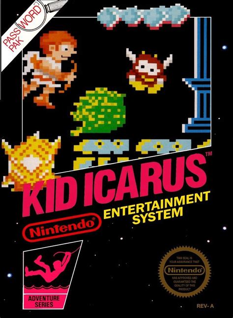 Kid Icarus for the NES | Kid icarus, Vintage video games, Retro video games