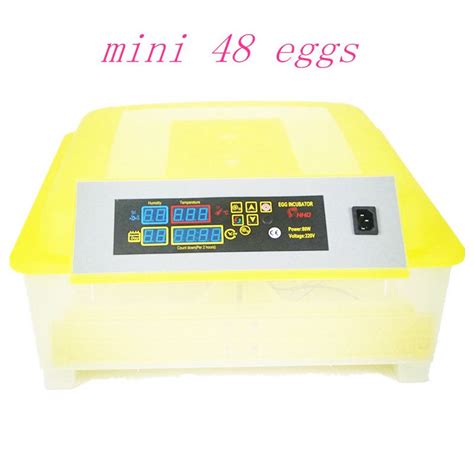 New Digital Fully Automatic 48 Egg Incubator Turner Eggs Poultry Chicken Duck Bird | Chicken ...