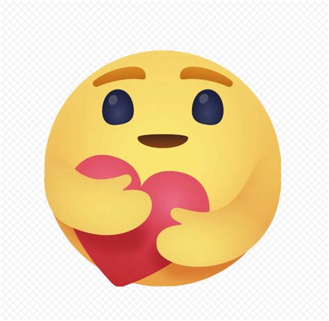 Facebook Care React Emoji Face Hold Red Heart | Citypng | Fb emoji, Emoji, Emoji faces