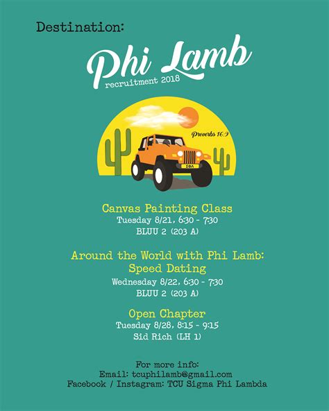 What2Do@TCU | Sigma Phi Lambda Recruitment