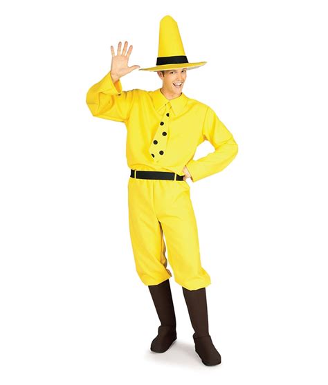 Halloweeen Club Costume Superstore. Yellow Man Curious George Adult ...