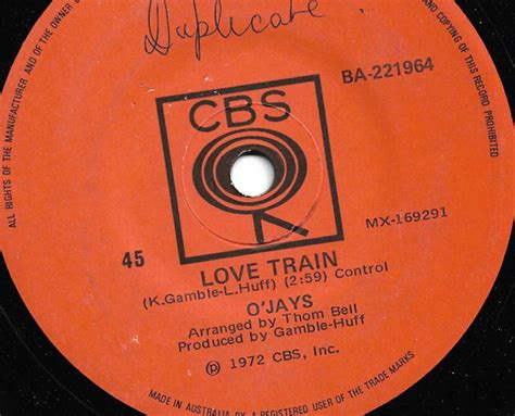 O'Jays* - Love Train (1972, Vinyl) | Discogs