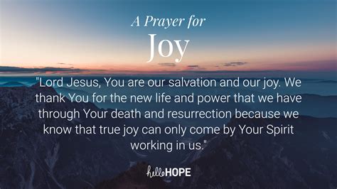 Prayer for Joy | helloHOPE