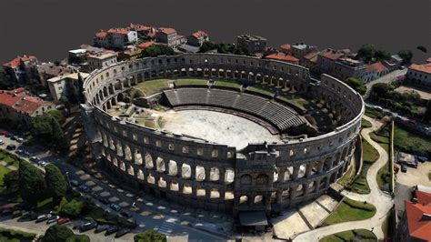 Anphitheatre Pula | Pula Arena | CROATIA - Buy Royalty Free 3D model by ...