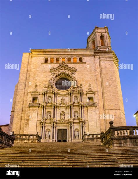 Cathedral of Saint Mary of Girona - Spain Stock Photo - Alamy