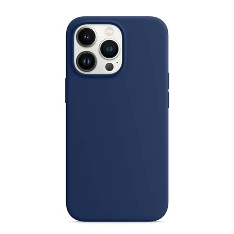 Apple iPhone 13 Pro Silicone Case – Dark Blue – baahy.com