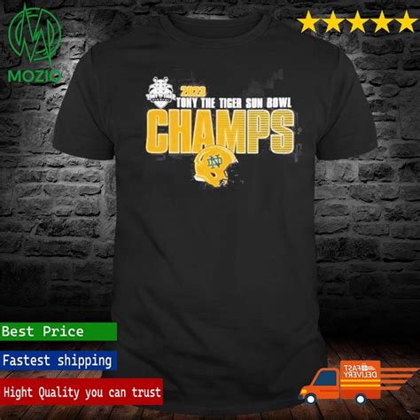 Notre Dame Fighting Irish 2023 Tony The Tiger Sun Bowl Champions Helmet ...