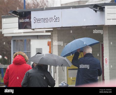 Sheerness, Kent, UK. 15th Feb, 2022. UK Weather: wet & windy in ...