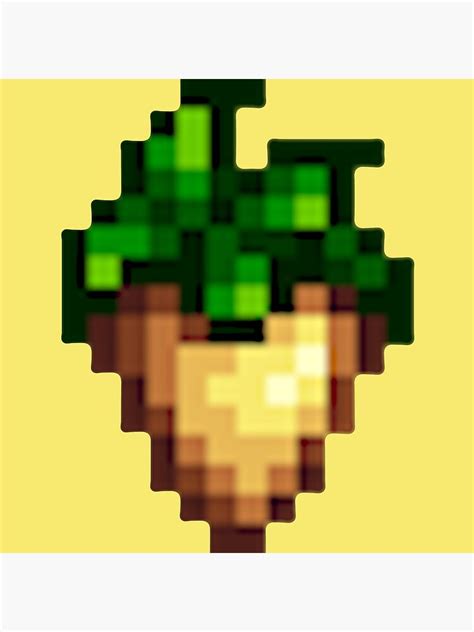 "Stardew Valley Pixel Parsnip" Poster by edevyor | Redbubble