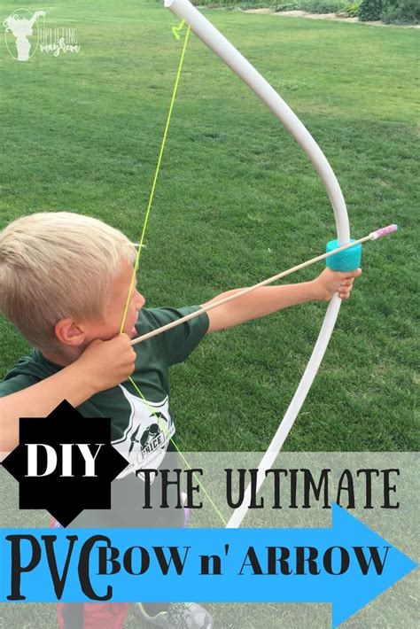 Diy Kids Bow And Arrow : Video Make Your Own Mini Bow And Arrow — Safe And Fun ... : Pvc piping ...