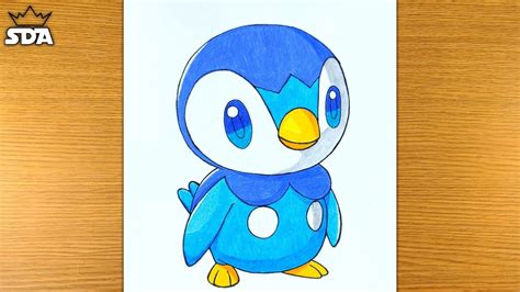 How To Draw Piplup - Notionnation Triptoli