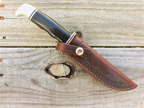 Leather Knife Sheath for Buck 119 (e)