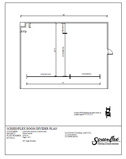 Maximum Versatility in Dividing Space-Screenflex