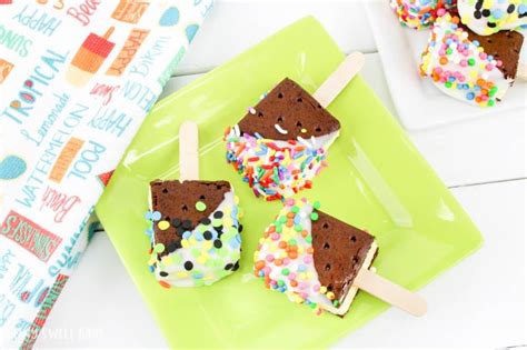 Mini Ice Cream Sandwich Pops » Sunny Sweet Days