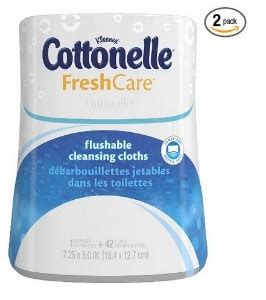 Cottonelle Fresh Care Flushable Moist Wipes Upright Dispenser (2 pk ...