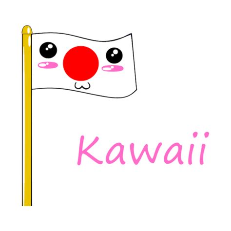 Kawaii Japanese Flag - Adorable - T-Shirt | TeePublic