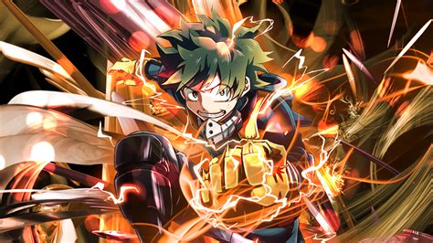 Download Izuku Midoriya Anime My Hero Academia HD Wallpaper