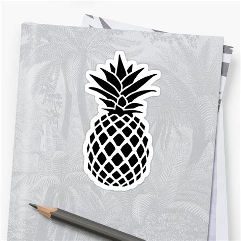 "Pineapple" Sticker by rosiesokoll | Redbubble