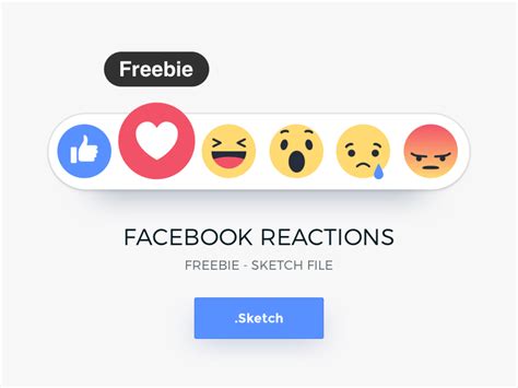 Facebook Reactions Icons Freebie - Download Sketch Resource - Sketch Repo