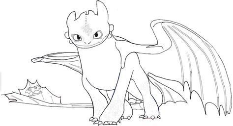 Finished Drawing of Toothless from How to Train Your Dragon 2 | Dragon coloring page, How train ...