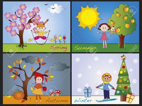 Seasons - Who decides when and how should they come? | Free clip art ...