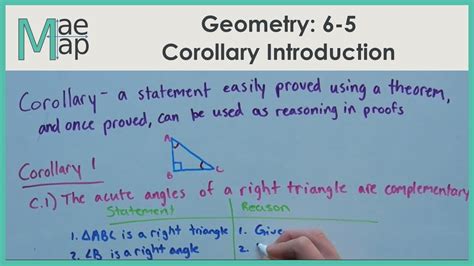 Geometry: 6-5 Corollary Introduction - YouTube