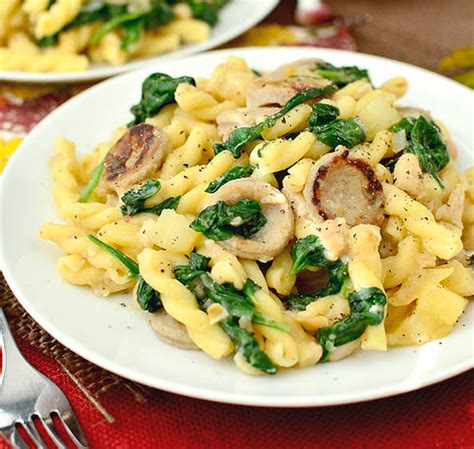 20 Minute Chicken Sausage Pasta - Iowa Girl Eats