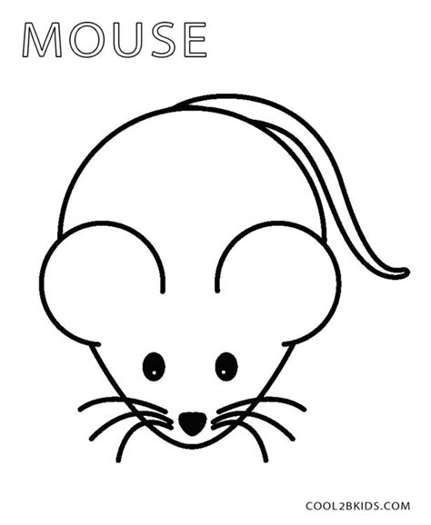 Mouse Coloring Pages - Kidsuki