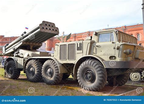 Fighting Vehicle 9A52 300-mm Multiple Rocket Launchers Smerch 9K58. Editorial Stock Photo ...