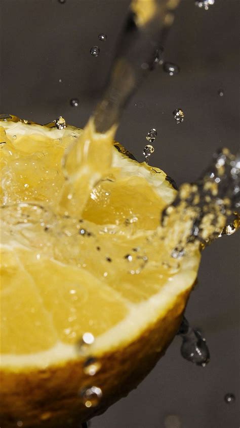 Orange Water Lemon Fruit iPhone 8 Wallpapers Free Download