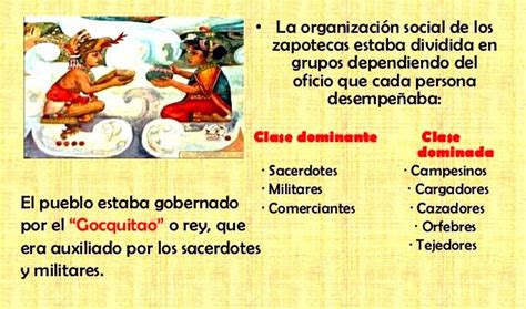 Organización social de la cultura Zapoteca - Cultura Zapoteca