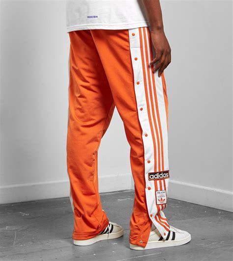 adidas Originals Adibreak Popper Sweatpants In Orange Dh5750 for Men - Lyst