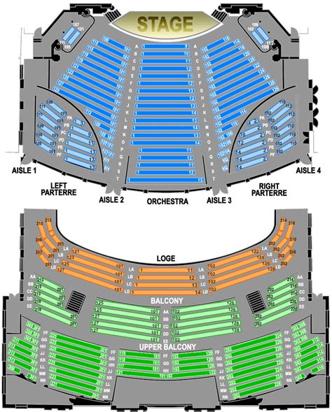 Seating Chart | Hawaii Theatre Center