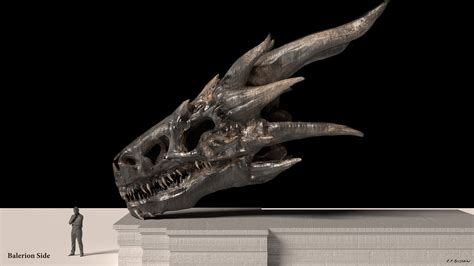 The Artwork of Kieran Belshaw - Balerion Dragon Skull