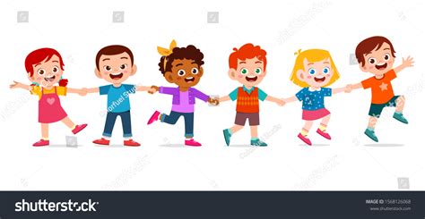 Clipart Images Of Kids Holding Hands