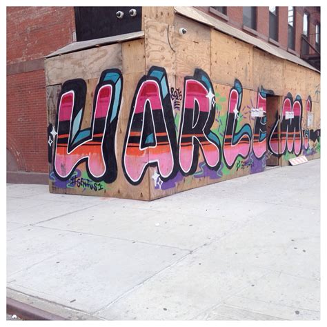 Harlem, urban markings, street art | Street art, Urban art, Graffiti