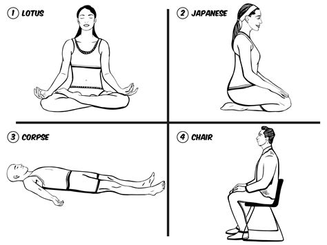 Learn to strike a pose with these 4 meditation postures — Journey Through Meditation