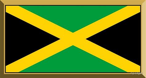 "Jamaica Flag Stickers, Gifts and Products" by mpodger | Redbubble