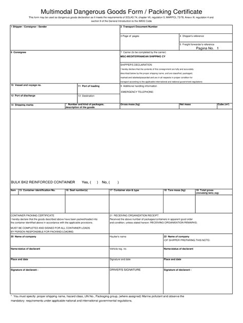 Who is Required to Prepare a Multimodal Dangerous Goods Form | airSlate SignNow