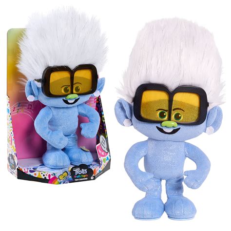 Buy DreamWorks TrollsTopia Tiny Diamond Dancer, Lights and Sounds ...