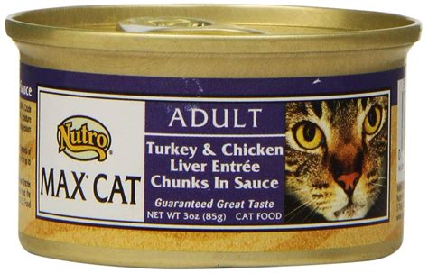 Nutro Max Adult Wet Canned Cat Food Turkey Chicken Liver | eBay