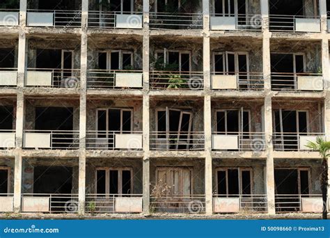 Abandoned Apartment Building Stock Photo - Image of abandon, scary ...