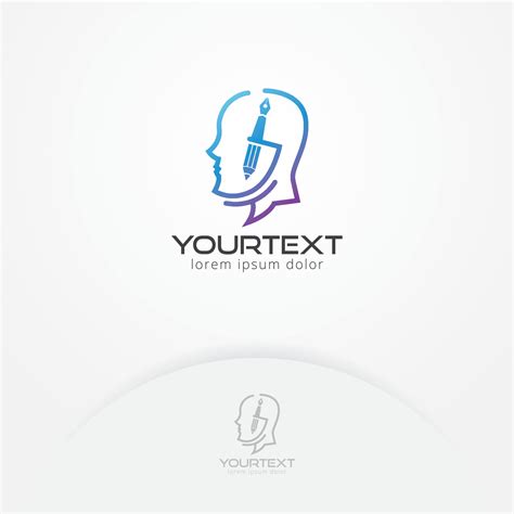 Creative person logo design 6789214 Vector Art at Vecteezy