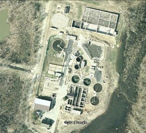 Aerial View of Central Johnston County Wastewater Treatment Plant ...