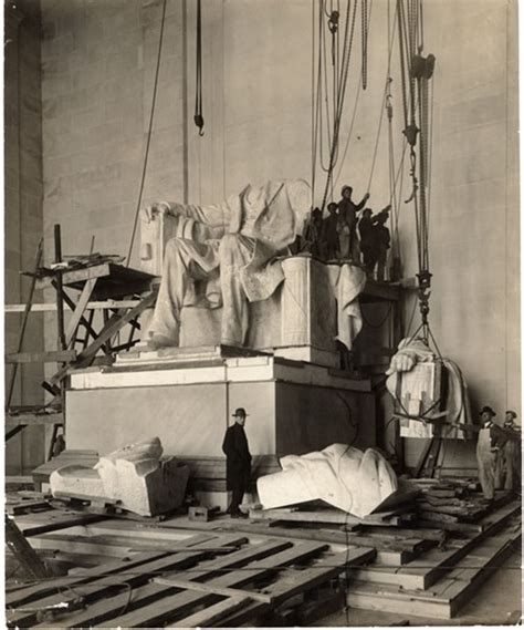 Construction of the Lincoln Memorial, 1921 [700 x 841] : r/HistoryPorn