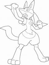 999 Coloring Pages Pokemon Lucario sketch template